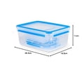 thumbnail image 2 of T-fal Set K3029012 de 5 piezas de contenedores herméticos, Master Seal Fresh, libres de BPA, para conservar tus alimentos en óptimas condiciones, Transparente/Azul, Chico, 2 of 5