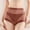 A1_Brick Red, variant on Women's Lightweight Ice High Waist Tummy Control Underwear 2Pcs No Show High Waist Panties No Show High Waist Briefs Stretchy High Waist Tummy Control Panties Comfort Leakproof Panties F Xl