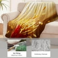 thumbnail image 5 of French Fry Blanket for Women Adults, Flannel French Fry Blankets Gifts, French Fry Throw Blanket for Sofa Bed Living Room Soft Warm Cozy French Fry Decor 50" x 60", 5 of 6