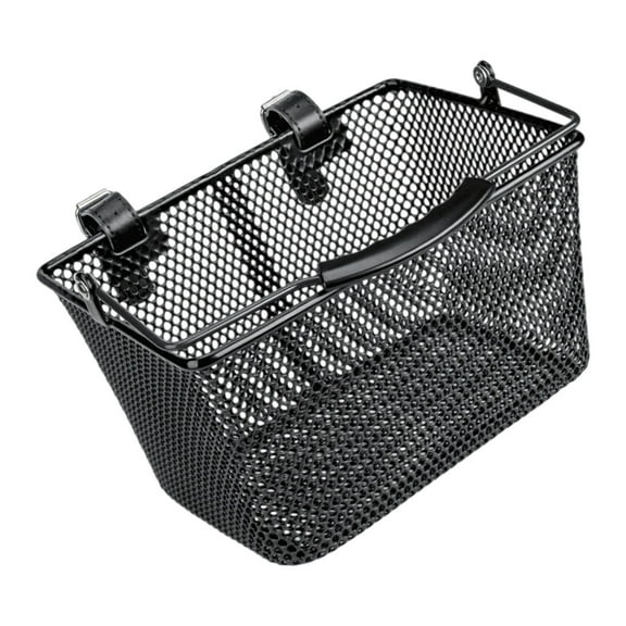 Durability Front Kids Bike Basket with Detachable Handle Removable Bike Basket