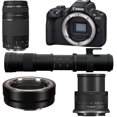 thumbnail image 2 of Canon EOS R50 Mirrorless Camera with 18-45mm, EF 75-300mm & 420-800mm Lenses + Mount Adapter + 20 Essential Accessories for Content Creators, 2 of 5
