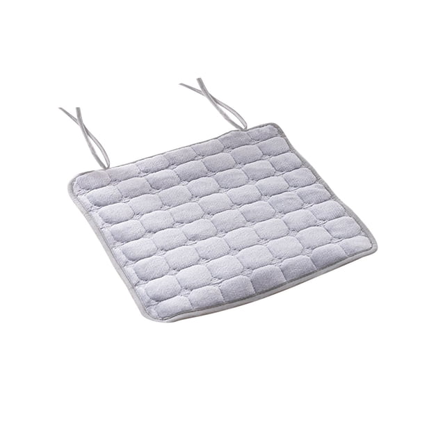 Fiudx Cojín para Silla de Comedor, Franela Cómoda, Diseño Antideslizante, Cojín para Asiento de Oficina, Alivia El Dolor de Coxis, Lavable a Máquina, Tamaño 40 X 40 Cm, Uso Versátil.