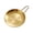 Gold, variant on 7829 304 Stainless Steel Serving Dish With Convenient Handle Round Steak Plate Snacks Tray Platter For Daily Use And Outdoor