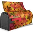 thumbnail image 3 of Fall Leaves Mailbox Covers Magnetic Standard Size 18" X 21" Autumn Seasonal Mailbox Cover Decorations Wrap, 3 of 6
