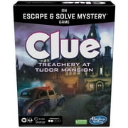 Clue Escape Treachery at Tudor Mansion Board Game, Murder Mystery Escape Room Games, 1-6 Players