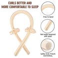 thumbnail image 3 of Sponge foam sleep curler No heat curling stick with long hair curler Soft curling band, with hairpin, curling curler, 3 of 6