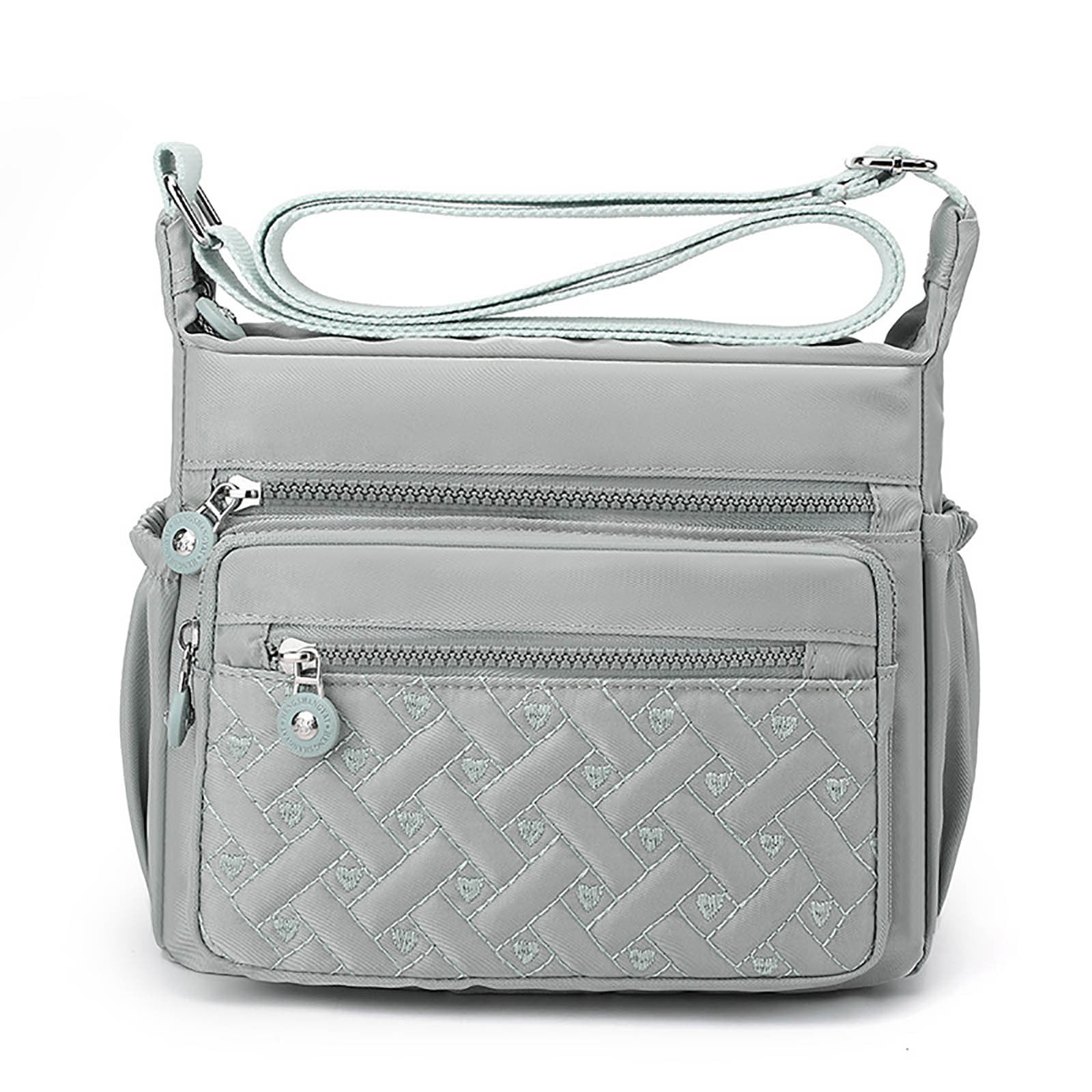Womens Multi Pocket Casual Waterproof Crossbody Handbags Shoulder Messenger Bag For Travel Hiking Daily