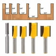 thumbnail image 3 of 1/4 Inch Shank Straight Dado Router Bit Set - 5 Sizes, 3 of 3