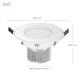 thumbnail image 3 of Toystoory 9 * 3W LED Downlight blanco Lente plana Foco de luz de techo empotrado Blanco frío AC 100-245V Iluminación y accesorios No.11 Toystoory HA024808-11, 3 of 6