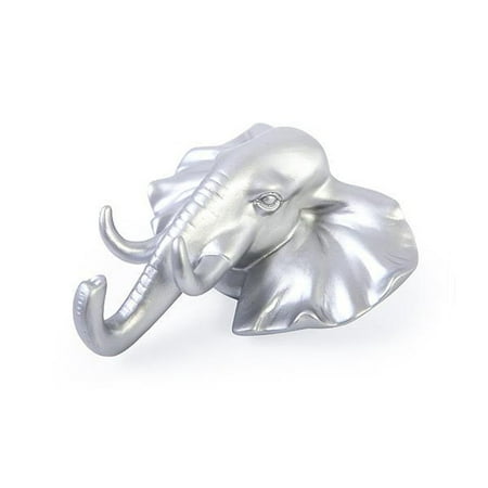 Gobestart Lovely Elephant Head Self Adhesive Wall Door Hook Hanger Bag Keys Sticky Holder