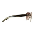 thumbnail image 7 of Tory Burch TY 6051 Metal Womens Aviator Polarized Sunglasses Shiny Light Gold Metal 60mm Adult, 7 of 7