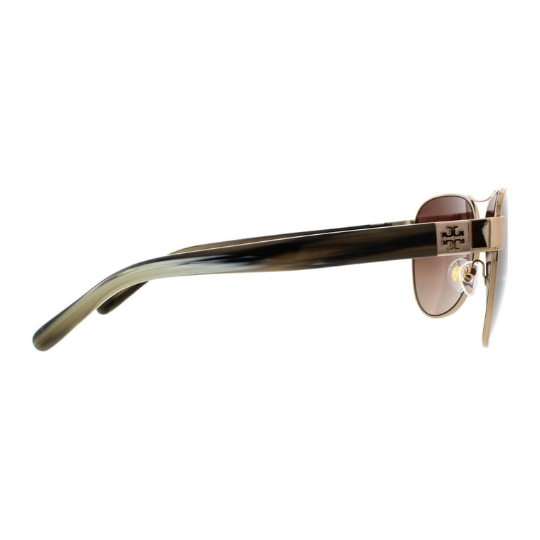 Sunglasses Tory Burch TY 6051 3198T5 Shiny Light Gold Metal