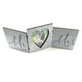 thumbnail image 4 of Yeacher Tri-Fold Hinged Photo Frame Wooden Picture Frame with Plexiglass Board Hinge for Wedding Tabletop Photo Display, 4 of 8