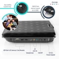 thumbnail image 2 of PYLE PDV91BK - 9?? Portable CD/DVD Player, Built-in Rechargeable Battery, USB/SD Card Memory Readers (Black), 2 of 4
