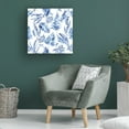 thumbnail image 4 of Canvas Wall Art - Jean Plout 'Indigo Botanical 13' Wall Art for Living Room, Bedroom, or Office Décor by Trademark Fine Art - 18 x 18 Inches, 4 of 4