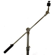 CYMBAL BOOM STAND Chrome Heavy Duty 1 Thick Adjustable Double Braced Tripod