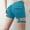 Turquoise, variant on Scrunch Workout Shorts with Pockets Charm Gym Biker Shorts for Women High Waisted Booty Yoga in Breathable Fabric Black L