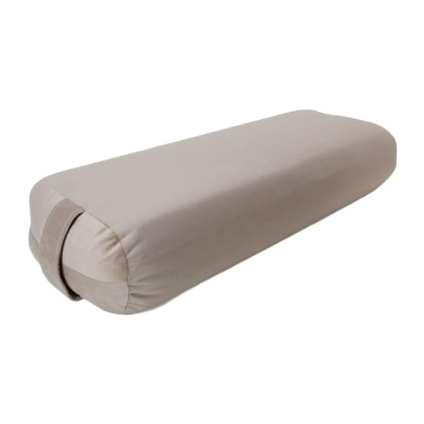 Almohada de refuerzo para , almohada para , cojín de meditación rectangular profesional, almohada auxiliar de para apoyo a la práctica de Gris