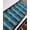 Blue, variant on Turquoise Beach Summer Stair Treads for Wooden Steps Indoor Runner Rug Carpet, Starfish Coastal Gradient 4 Pieces Peel and Stick Staircase Step Treads Covers Washable Throw Door Mats, 30"x8"
