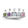 thumbnail image 1 of Sterling Silver Rhodium-plated Family Jewelry Mounting Size 8, 1 of 3