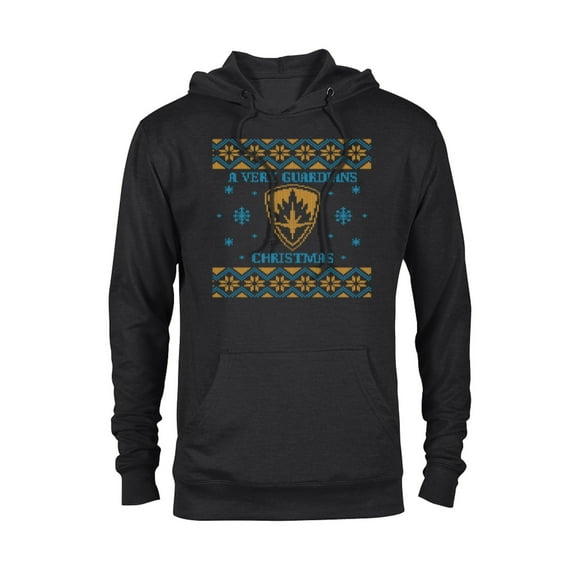 Marvel Guardians of the Galaxy Very Guardians Christmas - Pullover Hoodie for Adults - Customized-Black