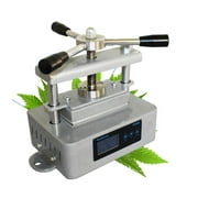 INTBUYIN Mini Manual Rosin Machine Hand Rotating Dual Heat Press Oil Press Machine 2.36*4.7in