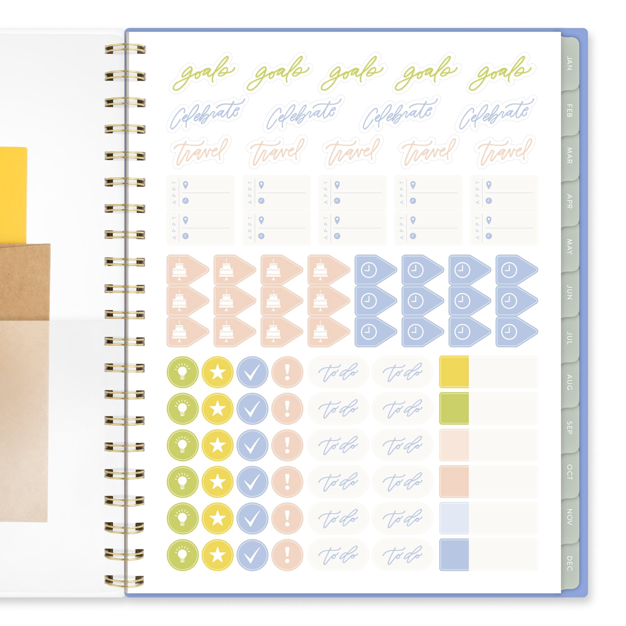 Leah Bisch for Mead Cambridge 2027 Weekly Monthly Planner Herringbone Large 8 12