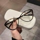 thumbnail image 1 of Gafas de miopía con montura grande y forma de ojo de gato para mujer, estilo retro, antiluz azul, estilo sencillo, gafas con montura sencilla, 1 of 6
