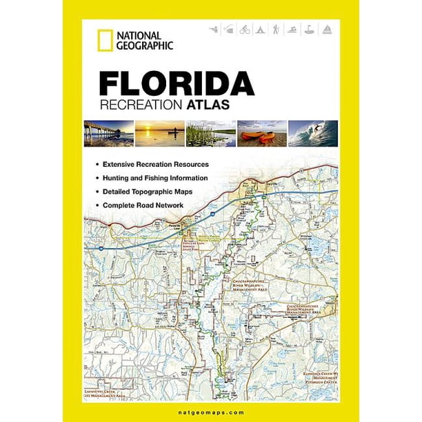 National Geographic Maps Recreation Atlas Florida Recreation Atlas 
