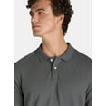 thumbnail image 3 of George Men's and Big Men's Pique Polo Shirt with Short Sleeves, Sizes S-3XL, 3 of 5