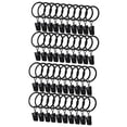 thumbnail image 3 of Anillos para cortinas con clips Accesorios premium Durabilidad Perchas Anillos para cortinas Paquete de 40 unidades de 32 cm interiores, 3 of 8
