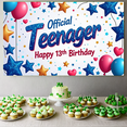 thumbnail image 5 of Happy 13th Birthday Backdrop Banner Party Supplies Decorations Photography Props Background Birthday Celebration Banner, 5 of 6