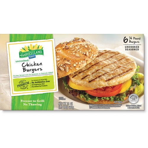 Harvestland Hl Frz Chicken Burgers by Generic