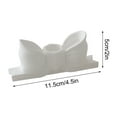 thumbnail image 3 of Bow Candle Holder Bow Candlestick Holder Decorative Long Aromatherapy Candle Stand for Wedding Party Home Dinning Table Centerpiece Decoration Photo Props 4.5inch, 3 of 6