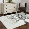 thumbnail image 3 of Music Tree Area Rugs 4x6 ft Modern Colorful Notes Tree Washable Rug Non Slip Indoor Carpet Absorbent Floor Mat for Living Room Bedroom Dining Room, 3 of 9