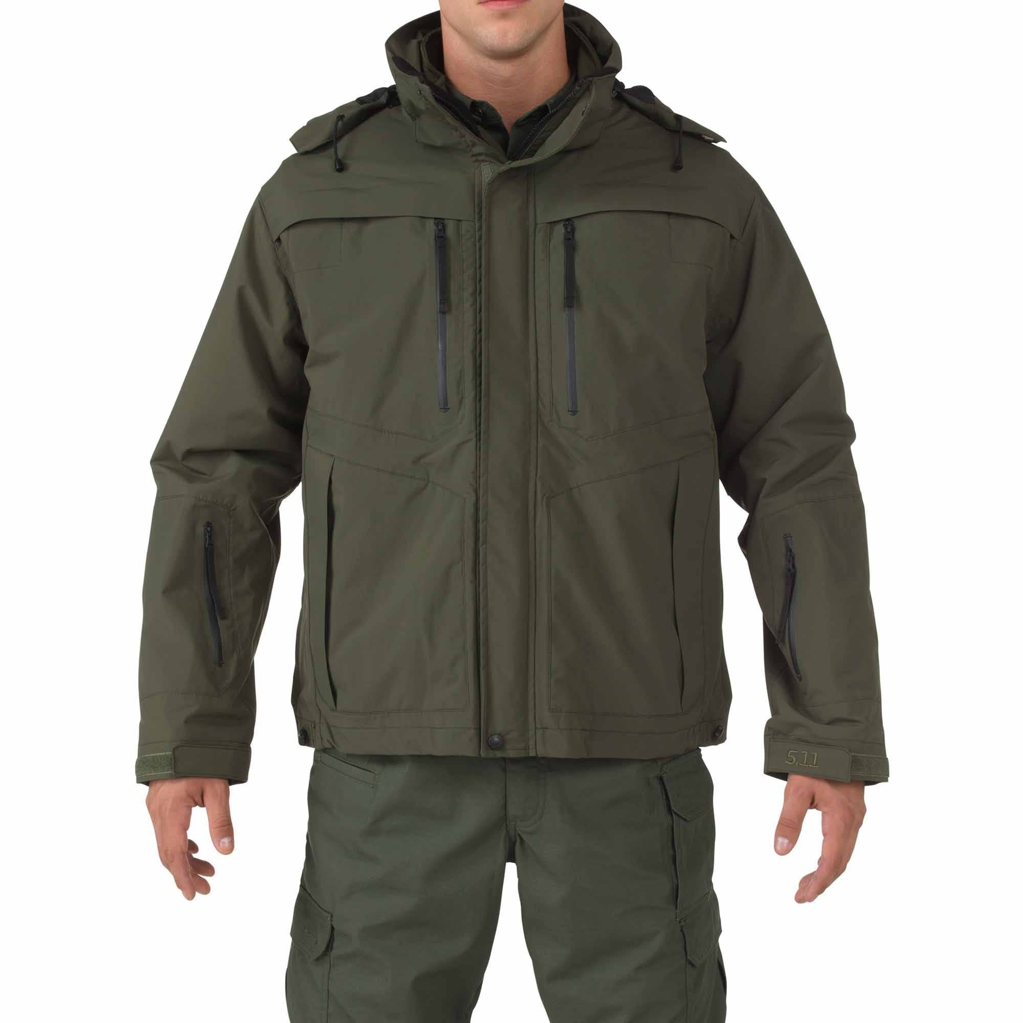 5.11 Tactical Men's Valiant Duty Jacket, TacTec System Compatible, YKK