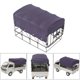 thumbnail image 3 of Obstáculo de jaula de metal perfke para WPL D12 RC Truck Car Piezas de repuesto jaula de mini coche morado, 3 of 9