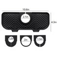 thumbnail image 2 of LEEYNEER 10.6 Inch Kitchen Sink Splash Guard  Silicone Sink Protectors for Kitchen Sink  Sink Faucet  Sink Splashing Guard Draining Pad  Keep Kitchen  Bathroom  RV Faucet Counter Dry, 2 of 6