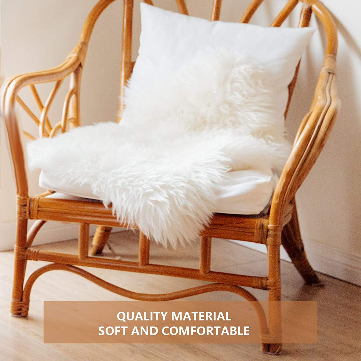 Faux fur chair cover diy best sale
