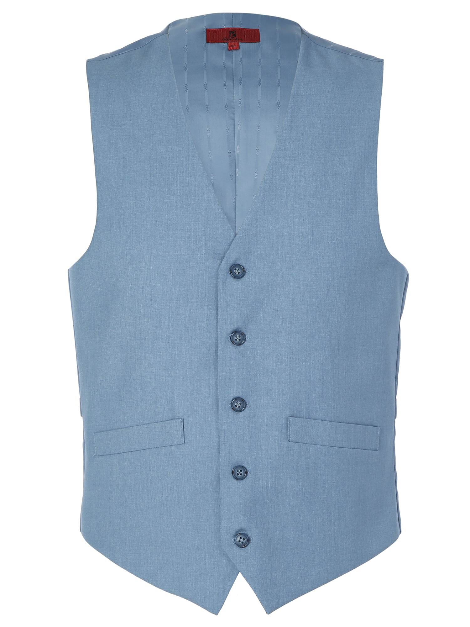 Buy Men's Regular/Classic Fit Suit Waistcoat 5Button Dress Vest Formal