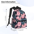 thumbnail image 2 of Balery Rose Flowers Mochila para Mujeres y Hombres, Mochila Ligera Casual para Viajes, Mochila Clásica Básica para la Universidad, 2 of 6
