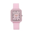 thumbnail image 2 of Resicozy Women's Silicone Watches Quartz Classic Silicone Strap Wrist Watches Water Resistance and Lightweight Watches Pink, 2 of 3