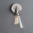 thumbnail image 2 of Industrial Wall Sconces Oval Glass Shade Vintage Hallway Wall Sconces E27 Retro Light Fixtures For Bedroom Vanity Mirror (chrome), 2 of 4