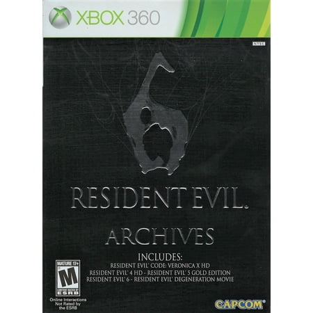 Resident Evil 6 Archives Xbox 360 (Brand New Factory Sealed US Version) Xbox 360