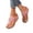 Pink, variant on Womens Leather Wedges Sandals Open Toe Slip on Orthopedic Correction Comfortable Sandals Summer Casual Light Weight Slippers,Yellow 41