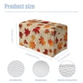thumbnail image 3 of Psesaysky Tissue Box Cover PU Leather, Fall Leaves Waterproof Rectangular Car Tissue Holder Storage for Bathroom Vanity, Countertops, Dressers, Night Stand, Parlors and Offices, 3 of 7