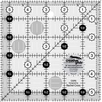 Creative Grids Quilt Ruler 1-1/2in x 6-1/2in Rectangle - Walmart.com