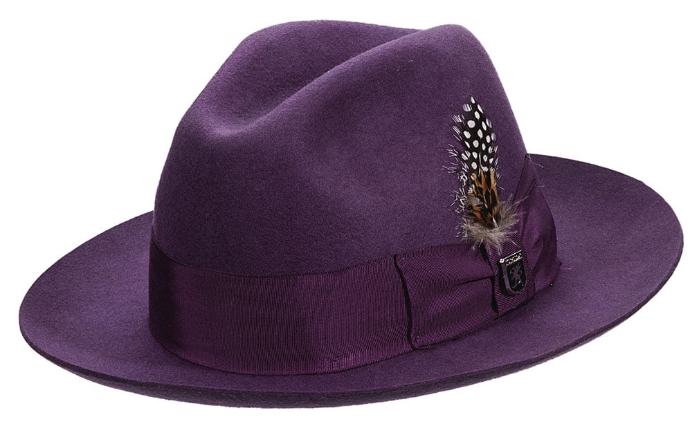 Cannery Row Wool Brim Hat XL Purple 