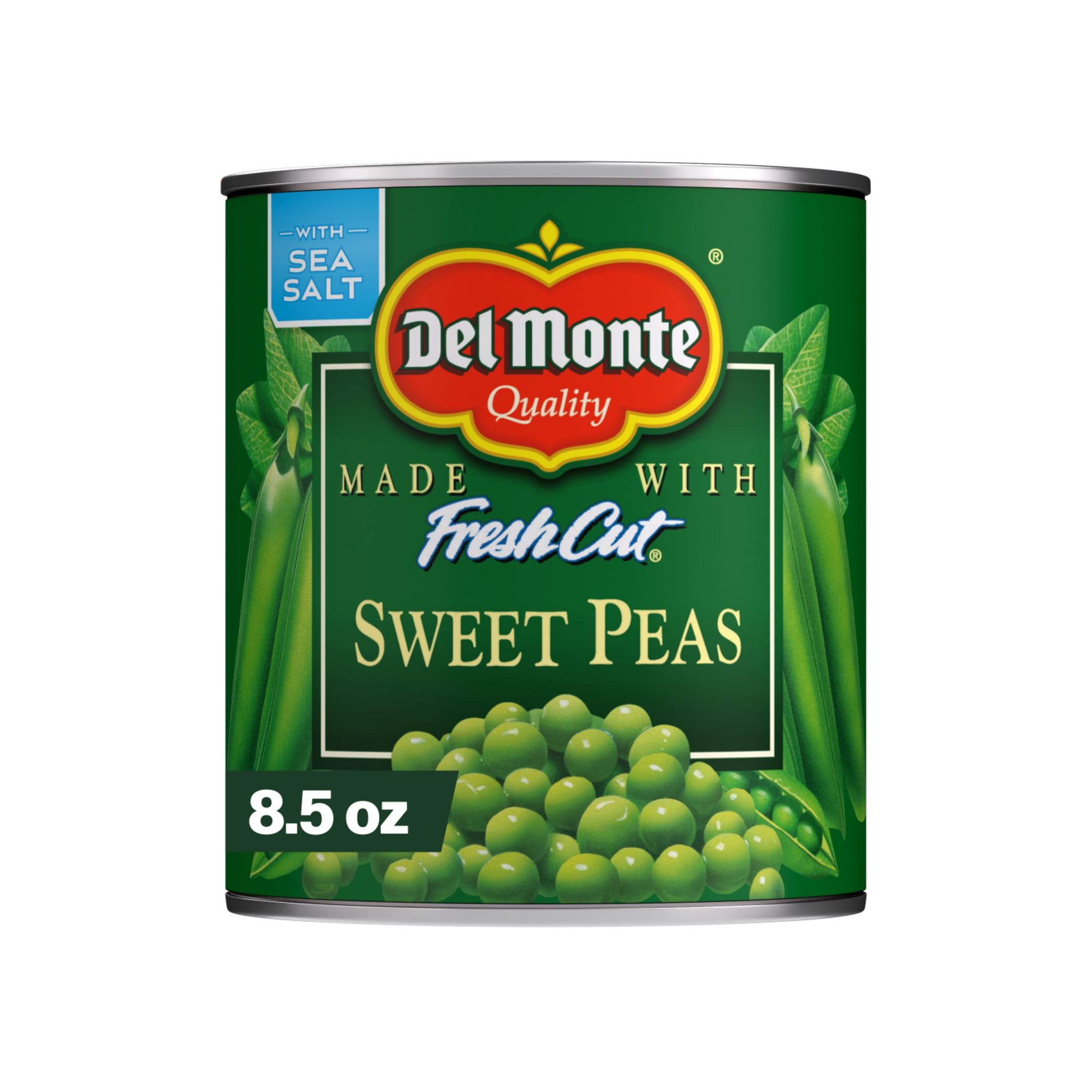 Del Monte, Canned Vegetables, 15.25 oz Can, Green Lima Beans