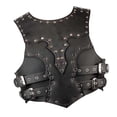 thumbnail image 4 of Hombres Medieval Knight Chest Armitido de caballero ajustable Disfraz de caballero para Knight Cosplay Negro, 4 of 8